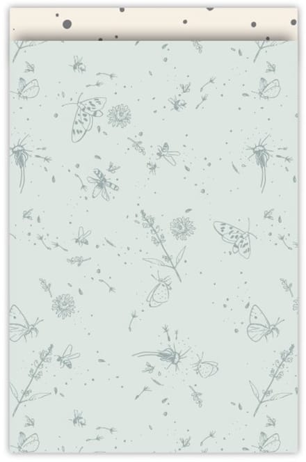 25x Cadeauzakje Flying Fortune Mint 17x25cm
