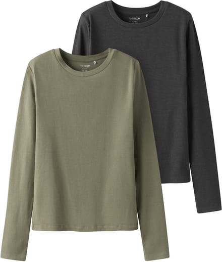 NAME IT - TKFRIX 2P LS SHORT TOP NOOS - Meisjes - Blouses