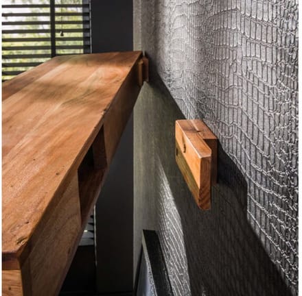 Wandplank Levita 100 cm acacia - naturel