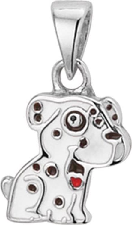 The Kids Jewelry Collection Hanger Hond - Zilver