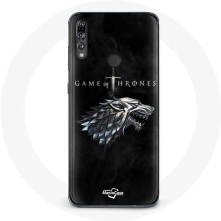 Coque pour Huawei P30 Lite Game of Thrones Saison 8 Le Trône de Fer La maison Stark Logo L'hiver arr
