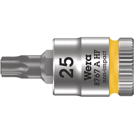 Wera 8767 A 05003365001 Binnen-zesrond (TX) Dopsleutel-bitinzet 6.3 mm 1/4 T 25 1/4 (6,3 mm)