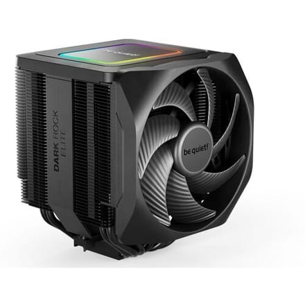 Be Quiet! - Dark Rock Elite - CPU Koeler - Dual Tower - 2x 135mm PWM - ARGB - Zwart