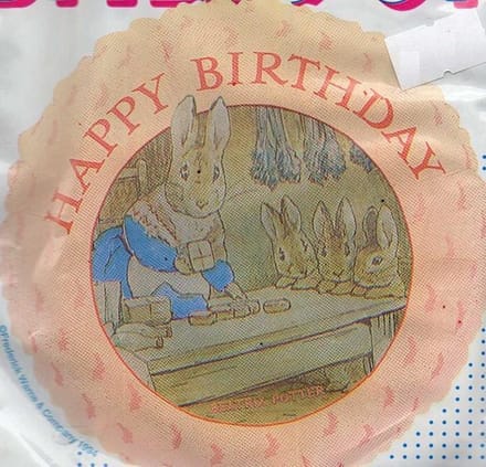 folieballon - Peter Rabbit - Happy Birthday