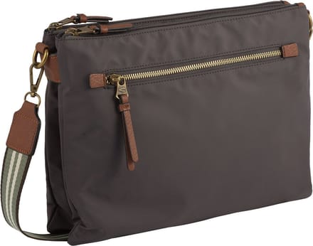 camel active Schoudertas Fietsenzak Bari Cross Bag Dark Grey Grijs