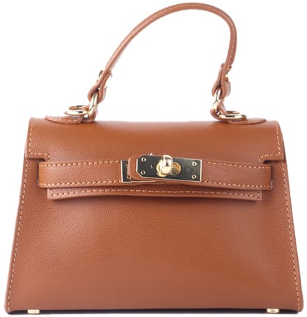 Giuliano Lederen Schoudertas Amaya - Dames - Made in Italy - Licht camel