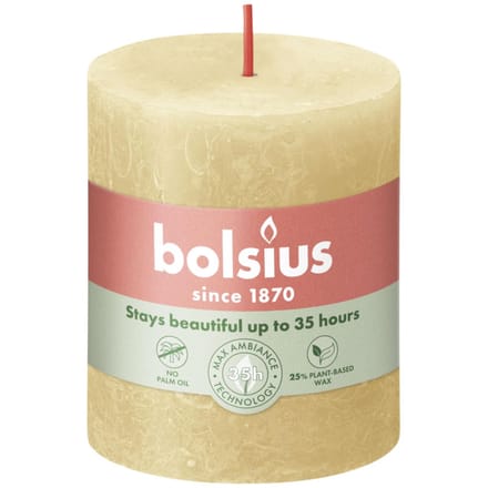 Bolsius Stompkaars Rustiek Oat Beige - 8 cm / 7 cm