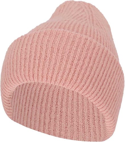 Sarlini Gebreide Muts Antique Roze Melange