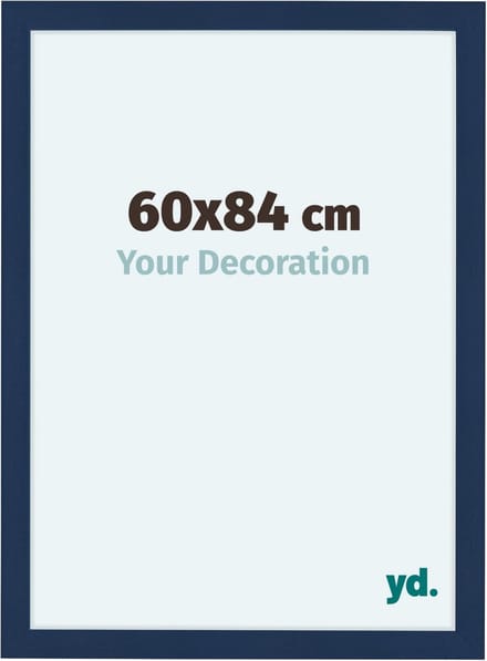 Your Decoration - Fotolijst 60x84 cm - MDF - Donkerblauw Geveegd - Como