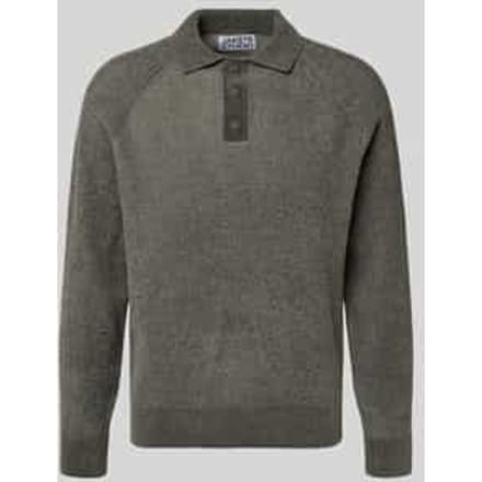 Gebreide pullover met polokraag