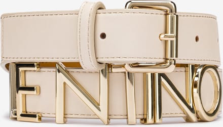 VALENTINO Riem Emma Winter Belt W100 Ecru / Oro Crème