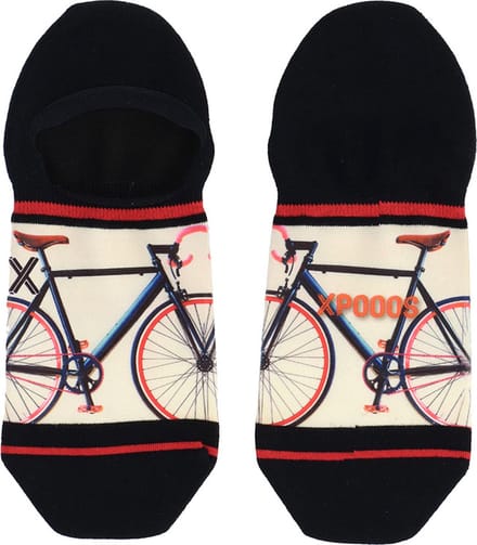 XPOOOS Single Speed - Heren Footies - Sneakersokken - Maat 43/46