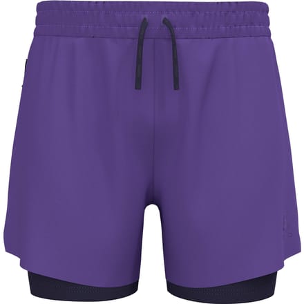 Odlo Zeroweight 5in 2in1 Hardloopshorts Heren-paars