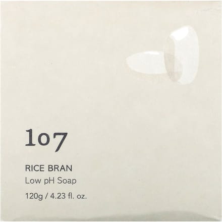 107 Beauté, Son de Riz, Savon Hypoallergénique, 4,23 fl oz (120g) white