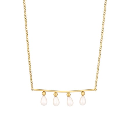 Victorious Dames Ketting - Goud - Model: Parel Mana