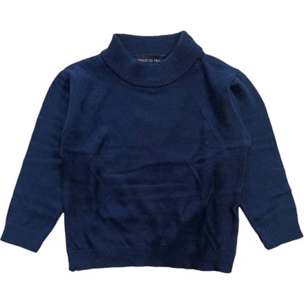 Emanuel Pris - EMG7042N Blauw/blauwe Lupetto trui