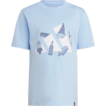 Grafisch T-shirt voor kinderen adidas Lounge Ice