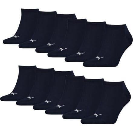 Puma Sneakersokken Plain 12-pack Navy-47/49