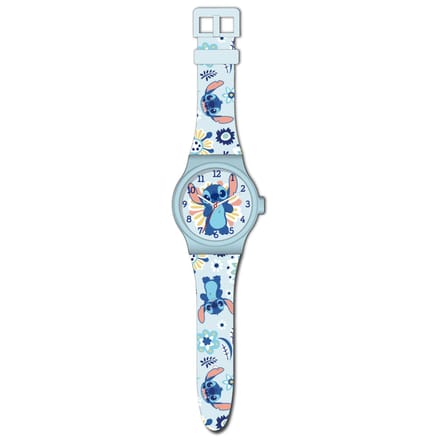 Stitch wandklok in horloge-design