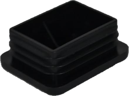 Insteekdop 50x40x3-4 mm zwart