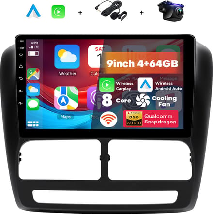 Boscer Autoradio - Geschikt voor Fiat Doblo 2010-2015 & Opel Combo 2011-2018 - Android 15 - 8-Core Snapdragon 4+64GB - 9 Inch HD Touchscreen - Interne Koeling - Apple CarPlay & Android Auto - GPS, WiFi, Bluetooth - Camera & Microfoon