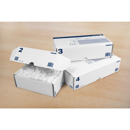 Postpakketdoos 2 Raadhuis met Bedrukking 200 x 140 x 80 mm 5 stuks