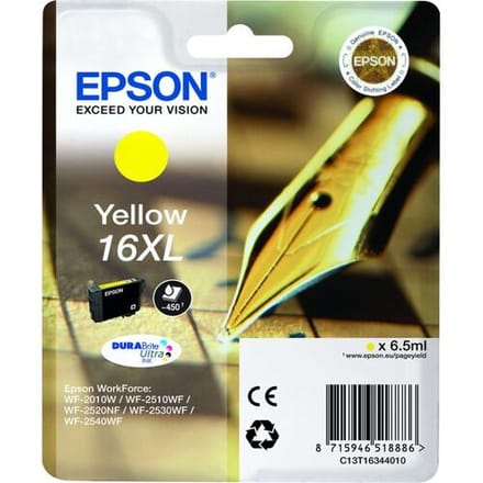 Epson Inktcartridge 16XL (C13T16344012) Geel Hoge capaciteit