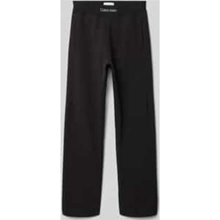 Sweatpants met labelstitching en elastische band