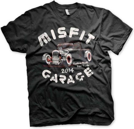 Misfit Garage Heren Tshirt -XL- Power Pick Zwart
