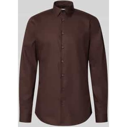 slim fit zakelijk hemd met extra lange mouw