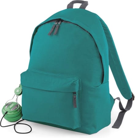 Original Fashion Backpack/Rugzak BagBase - 18 Liter Emerald