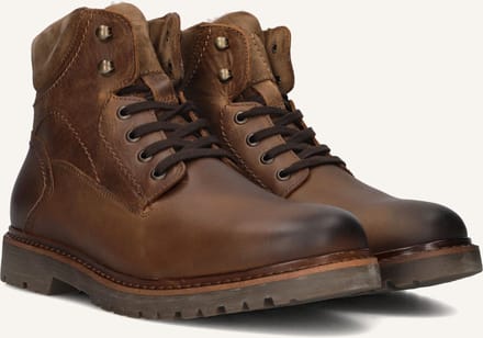 Mazzeltov 780055 Boots Heren - Cognac - Maat 42
