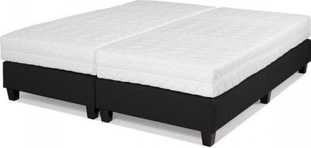 Hotelbed Cambridge 180  x 200, meubelstof zwart