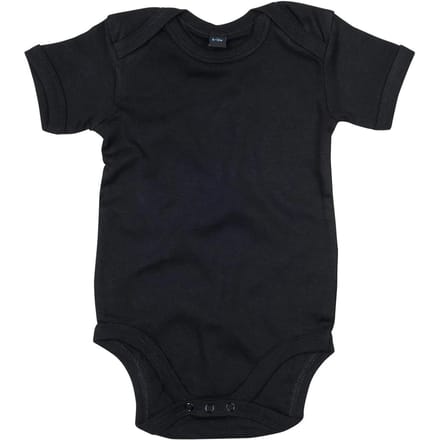 Babybugz Effen babybody (Zwart)