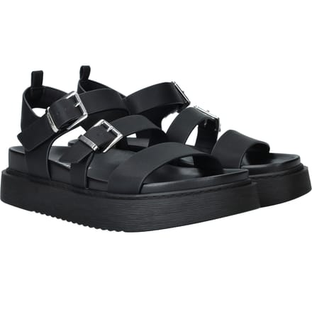 Tamaris Sandalen Plat Sandalen Plat - Zwart - Maat 42