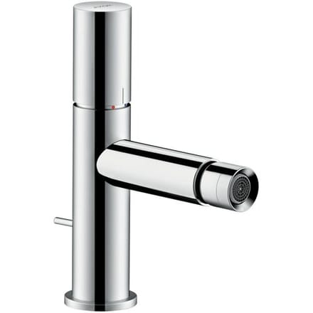 AXOR Uno single lever bidet mixer with cero handle and pop-up waste 45200000
