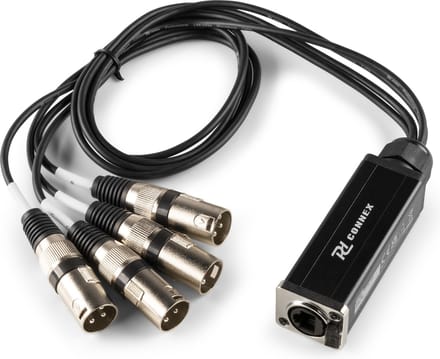 PD Connex CX190 stagebox - RJ45 naar 4x XLR male splitter - 70cm