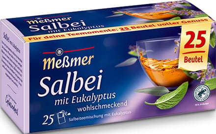 Messmer saliemengsel met eucalyptus 1.75gr - 12x 25 stuks