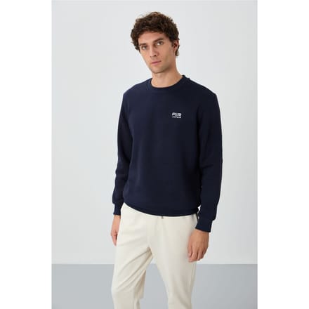 Heren Regular Fit Crew Neck Sweatshirt