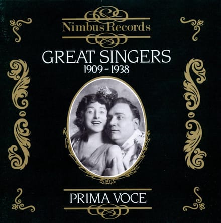 Various Artists - Great Singers 1909-1938 (CD)
