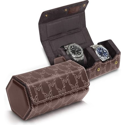 Modalo - 320291 - Uhrenrolle voor 2 Horloges - mahonie-bruin - Sirius