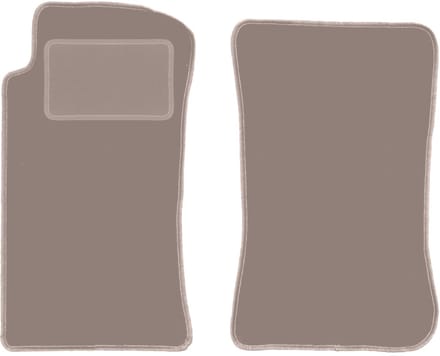 Beige velours matten voor: Mazda MX-5 I cabriolet (1989-1998)