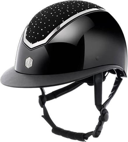 EQX Kylo Crystal Wide Peak Navy Gloss/Zilver - L