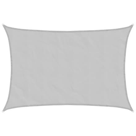 vidaXL - Zonnezeil - 3x2 - m - 100% - polyester - oxford - lichtgrijs