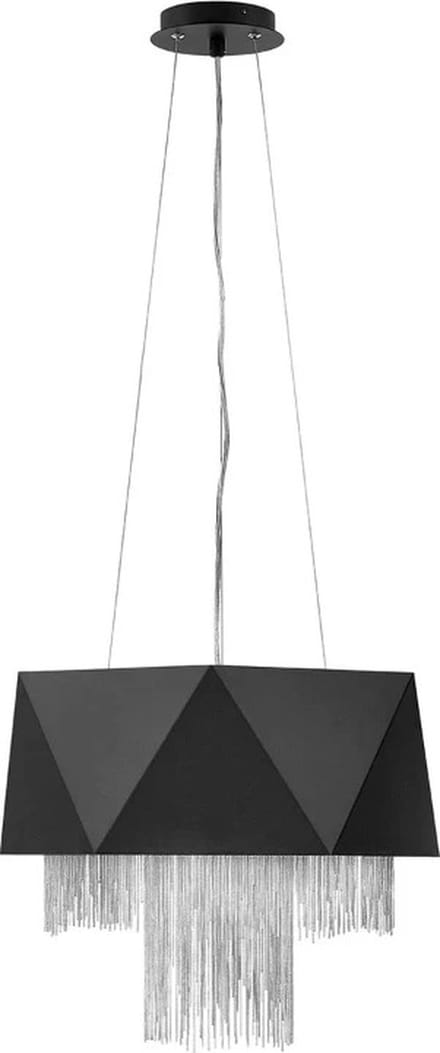 Hinkley/ Fredrick Ramond LED Hanglamp Zuma | 6X E27 Max 60W | Dimbaar | Satin Black/ Silver