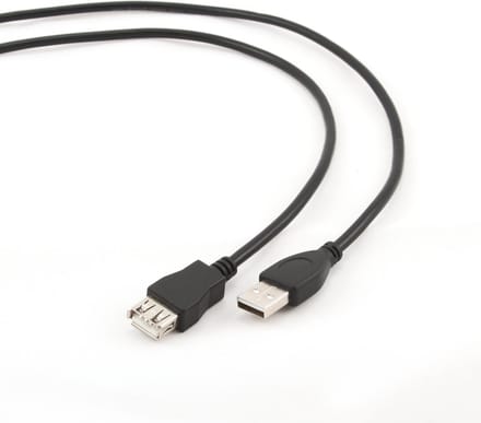Gembird Premium Quality USB 2.0 A Plug A Socket Kabel - Ferriete Kern / 3 meter