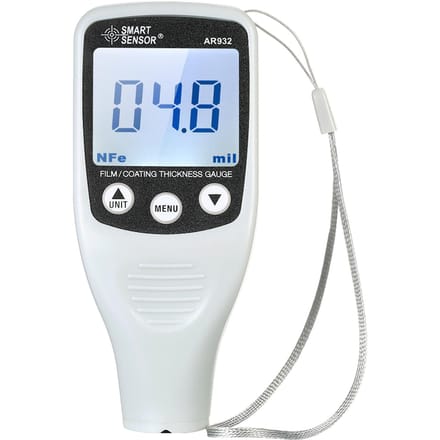 SMART SENSOR Digitale verflaagdiktemeter Handheld coatingdiktetester met Auto wit