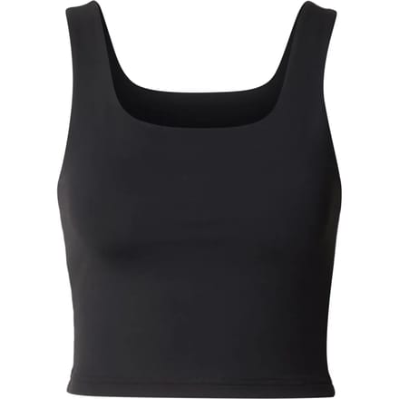 Urban Classics - Cropped Polyamide Mouwloze top - XS - Zwart