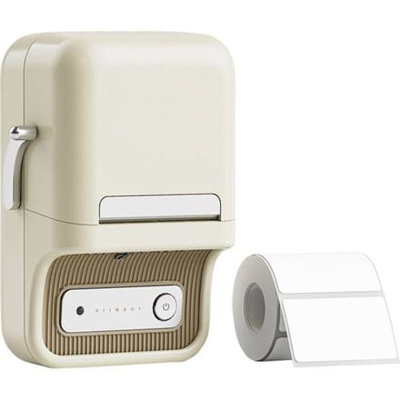 Niimbot B21 Pro Labelprinter - creamy white - draadloos - printbreedte 20-50mm - direct thermisch - 300dpi - 1500mAh
