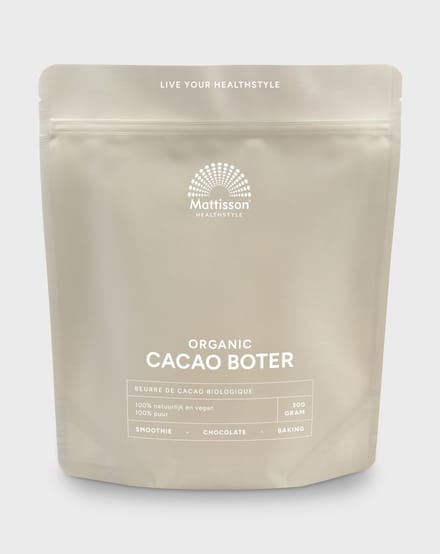 Mattisson - Biologische Cacao Boter - Vegan Cacaoboter - 300 Gram